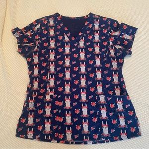 Prints by Maevn Scrub Top